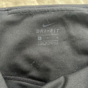 Dri Fit NIKE mesh bottome black leggings size M